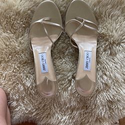 Designer Anise Patent Leather Slide Sandals