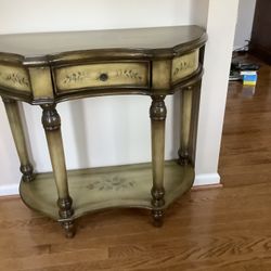 Accent Table  And Mirror