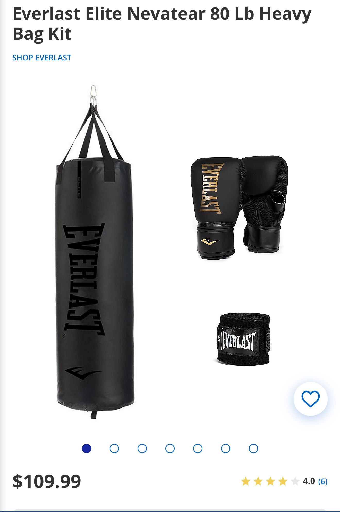 Everlast 80lb Punching Bag