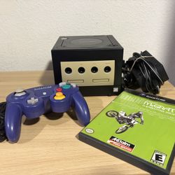 Nintendo GameCube Console - Black  Controller/1 Game TESTED/Working