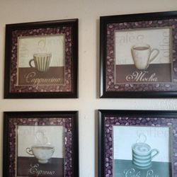 All 4 Coffee Pictures For 20$