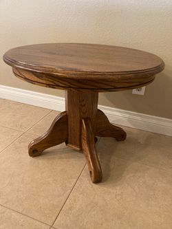 Oak side table