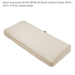 Porch Swing / Patio Bench Cushion & Cover 
