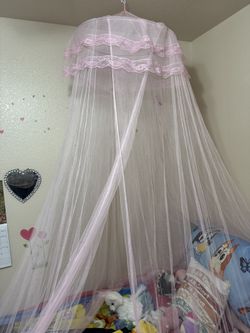 Pink Princess Bed Canopy 🫶🏻