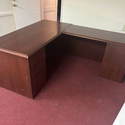 Desk For Sale Cherrywood Right Hand Return