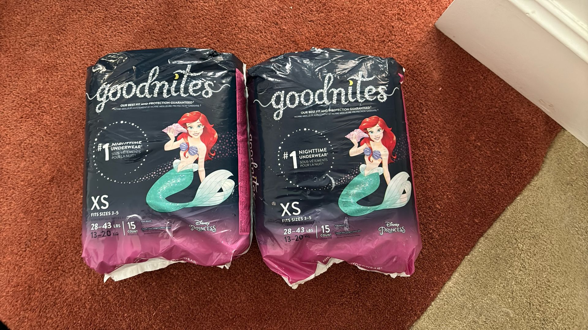 Girl Goodnight Pampers