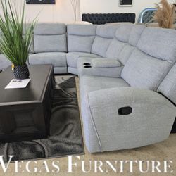 Sectional Recliner ✅ Delivery available ✅ Financing Options Available!✔️✨️No Credit Needed✔️✨️$0 Or $50 Down Payment✨️