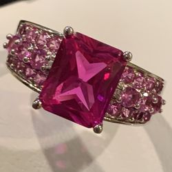 Genuine Ruby Corundum Ring