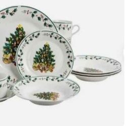 Vintage Christmas Dinnerware 