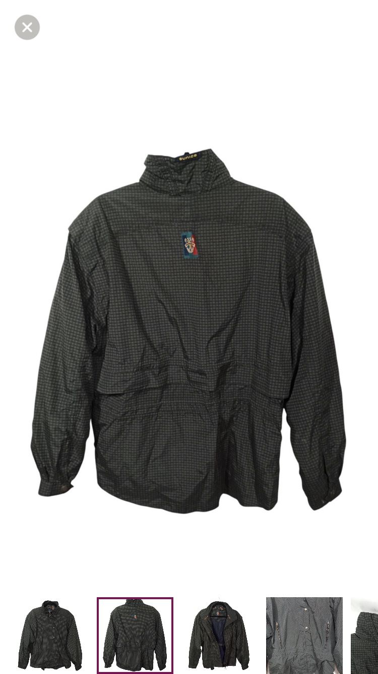 Sunice Mens Jacket Size XL Black Green Pockets Breathable Outdoor Athletic Golf