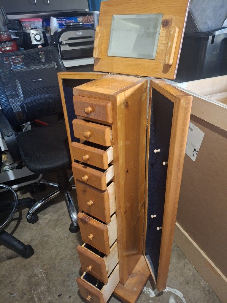 Antique Jewelry Cabinet