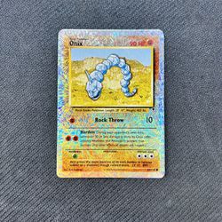 🐺👾 [NM] Onix Reverse Holo Rare - 84/110 Legendary Collection Pokemon