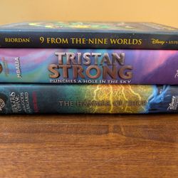 Lot 3 Disney Rick Riordan Hard Copy Books