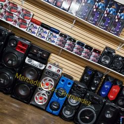 Huge Bluetooth Speakers Karaoke Party 🥳 🎶🥳 - Many styles 💥Bocinas Nuevas en Caja💥