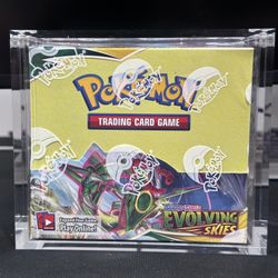Evolving Skies Booster Box with Acrylic Box 