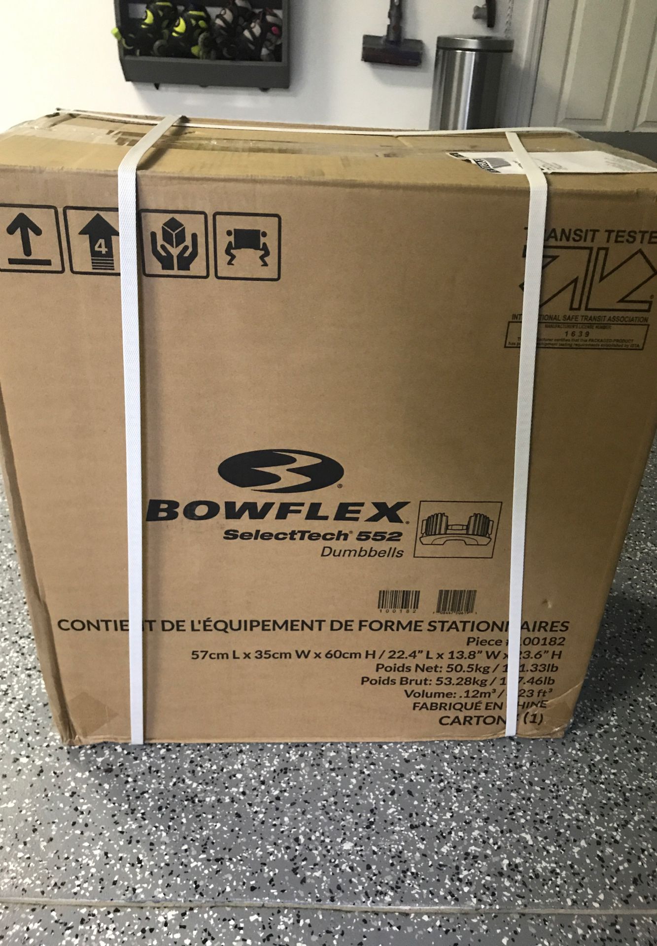 Brand new sealed in box Bowflex select tech 552-2 dumbbells total