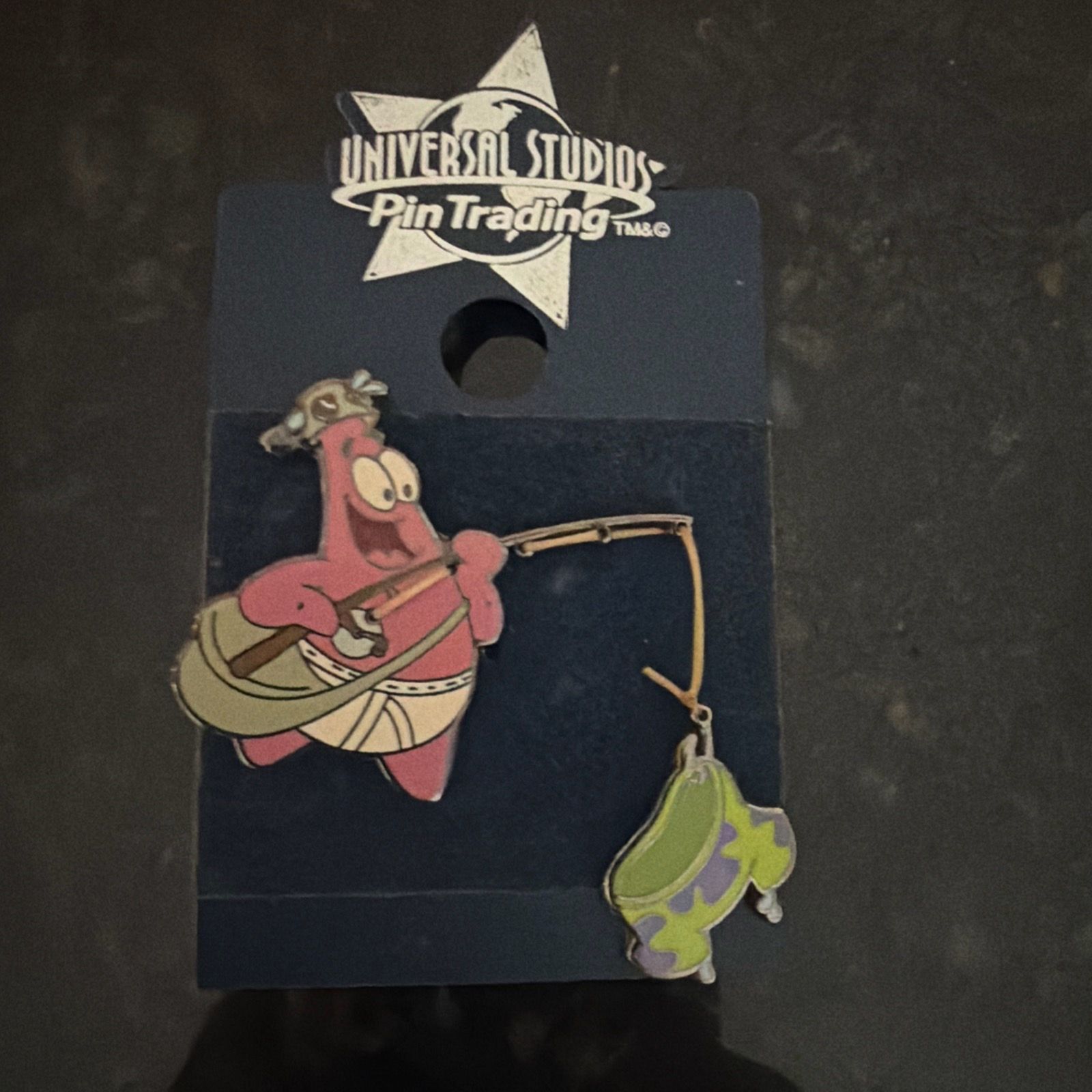 Spongebob Squarepants Patrick fishing pants Pin Universal Studios