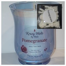 Pomegranate Scented Candle – 5oz – Handmade 