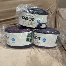 3 of  Yarnspirations Caron Crystal Cakes- Lush Living Collection  Yarn