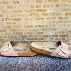 Birkenstock Madrid Big Buckle Nubuck Sandals 41 Women's 11 Men 9 