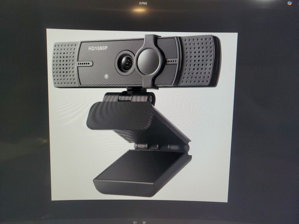 Webcam With Microphone 1080p With Privacy Cover, Plug & Play