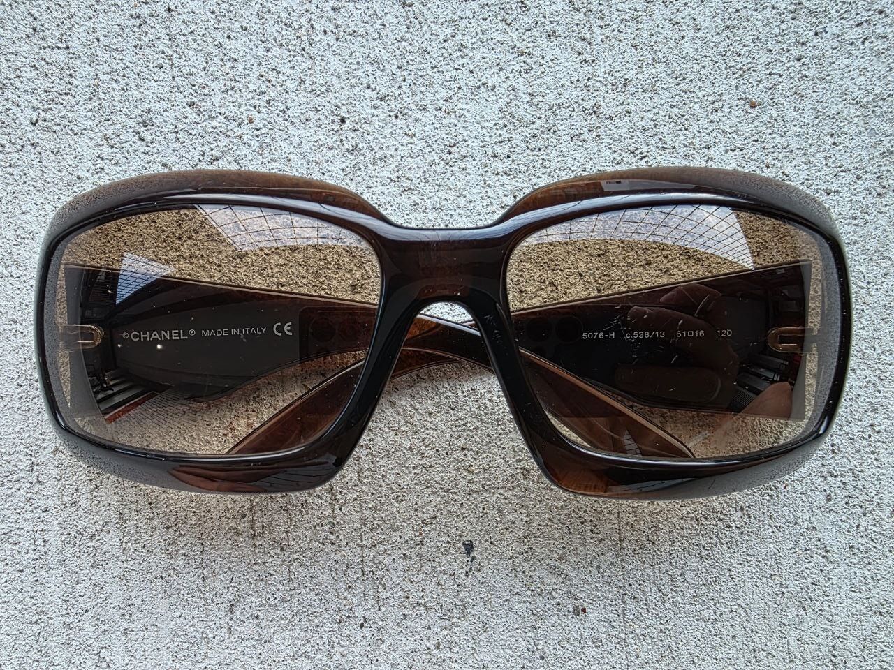 Replacement Lenses Chanel 5206 Chanel 5076 H Sunglasses – Brown