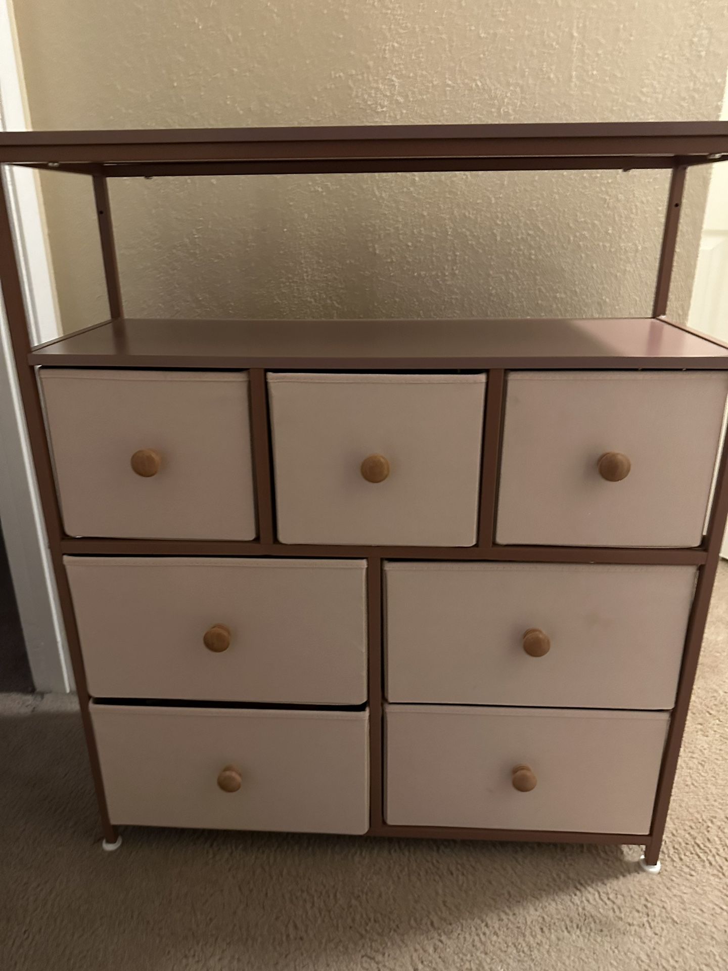 Pink Storage Shelves