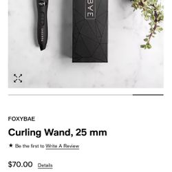 Foxybae Rose Gold Curling Wand