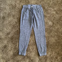 Heathered grey Calvin Klein linen pants; perfect condition