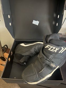 Size 12 fox bomber motorcycle riding boots