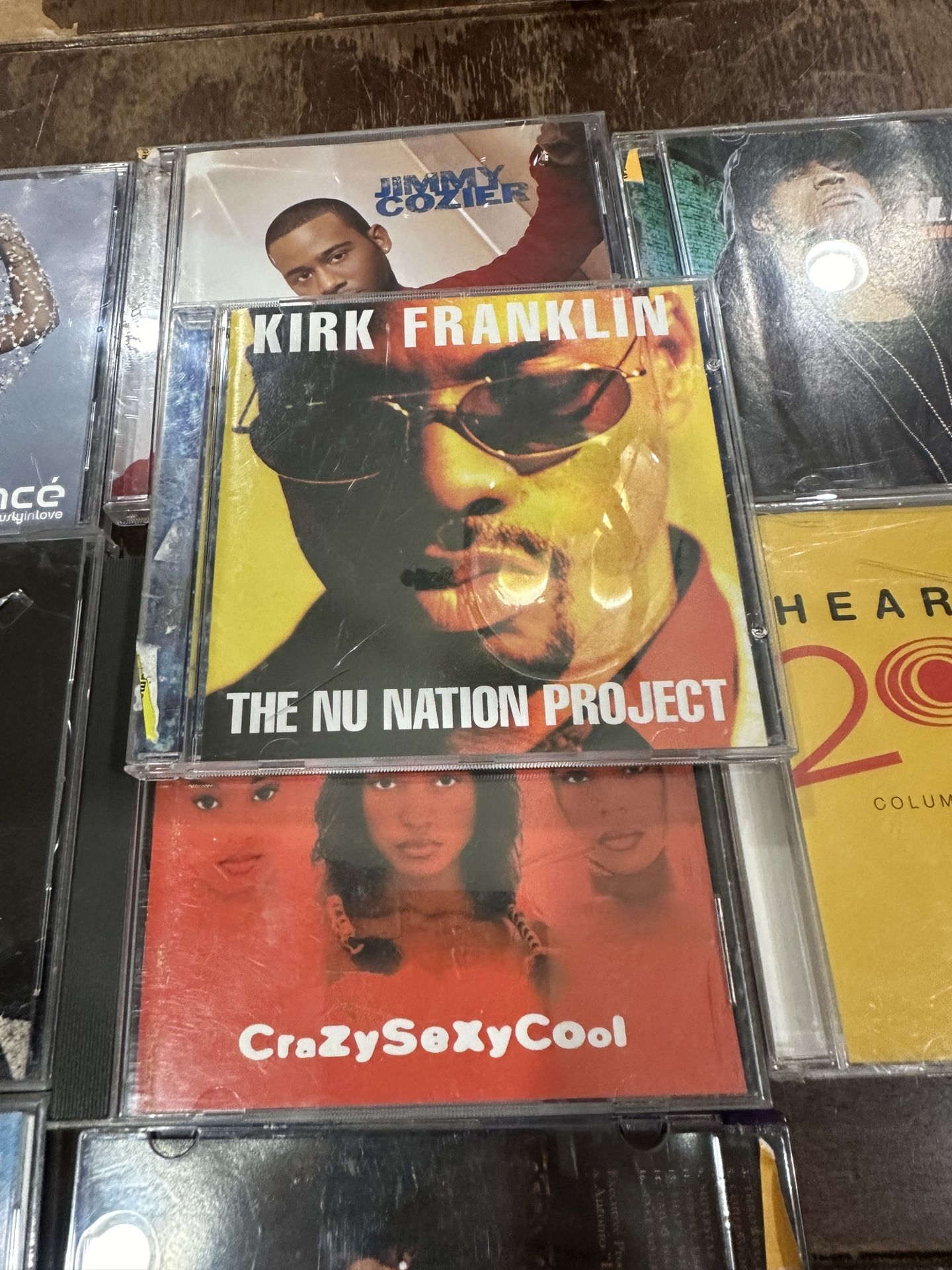 10 Rap CD Music Artist. Donell Jones Kirk Franklin Ll cool TLC Jimmy Cozier