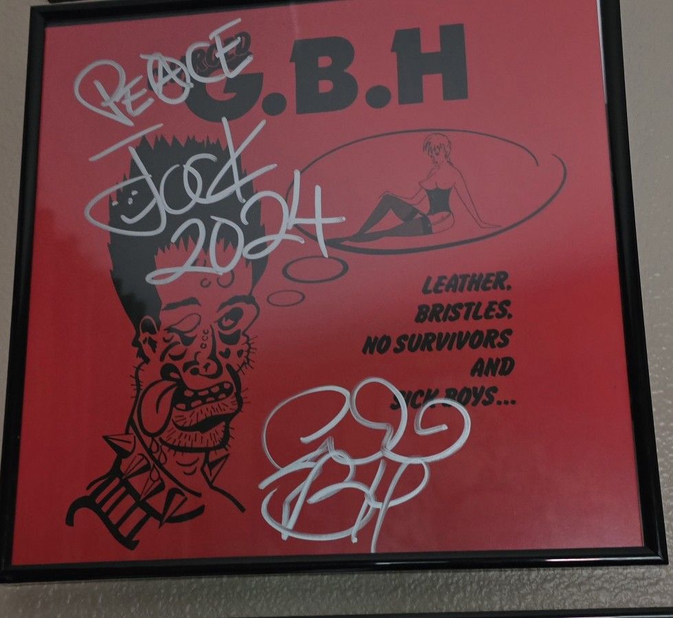 GBH Autographed Second Press Signed  By Jock N Collin Authentic.