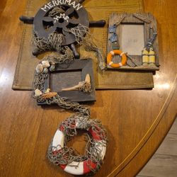 Five nautical themed home decor items