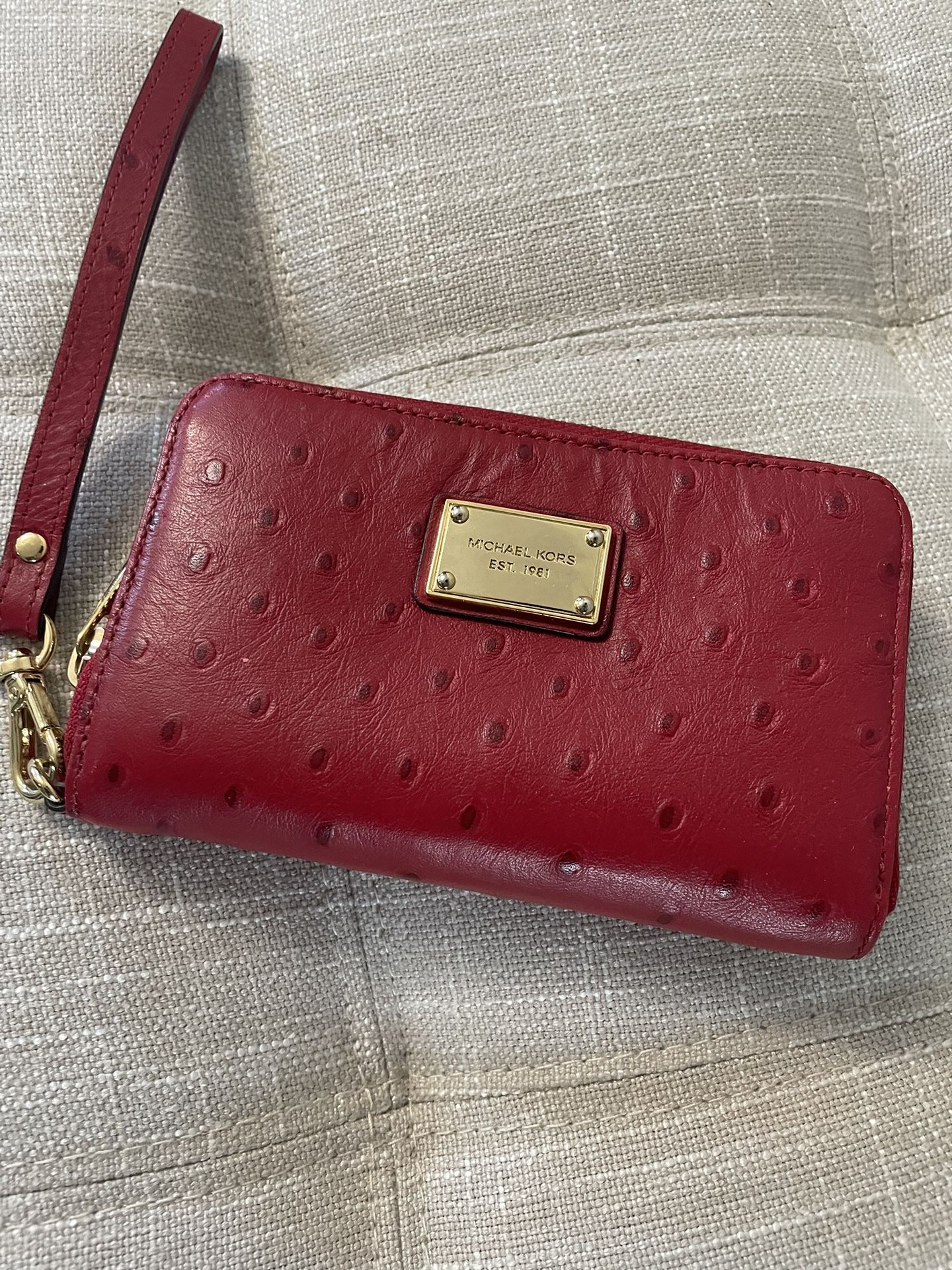 Michael Kors Wristlet - Red