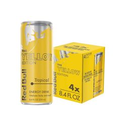 Yellow Edition(Tropical) Red Bull 8.4 Oz 