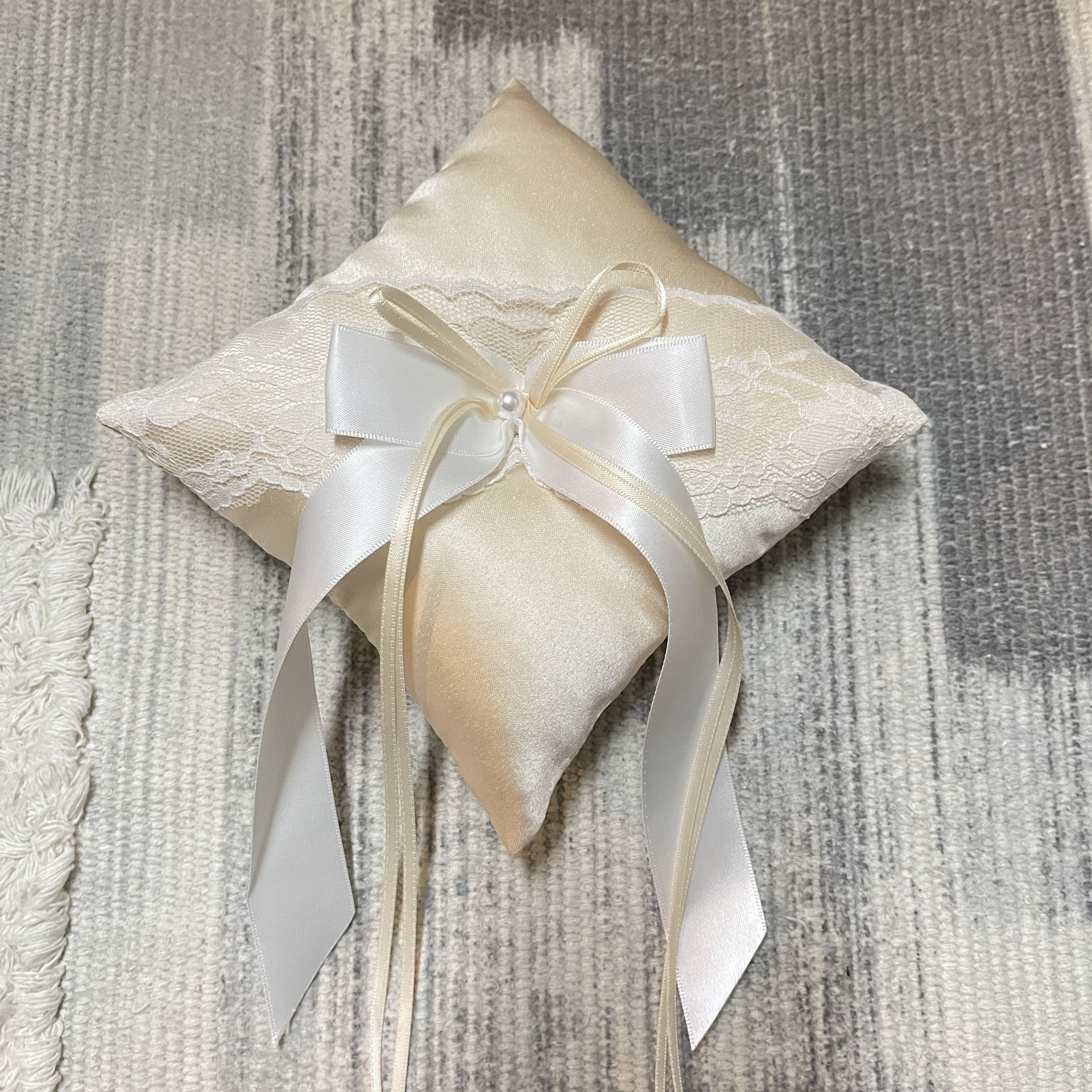 1pc Wedding Flower Basket Ring Pillow