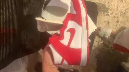 Size 7 red crimson  no box