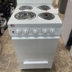 Premier 20 in. 2.42 cu. ft. Electric Range in White