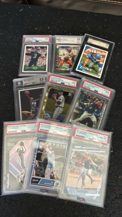(9) Graded Sports Cards