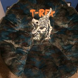 Kids Foldable Dino Saucer Chair