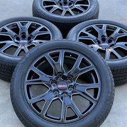 22” OEM GMC Yukon Sierra Denali Chevy Silverado Tahoe Suburban Wheels Rims Tires