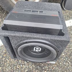 12-in car subwoofer amp combo