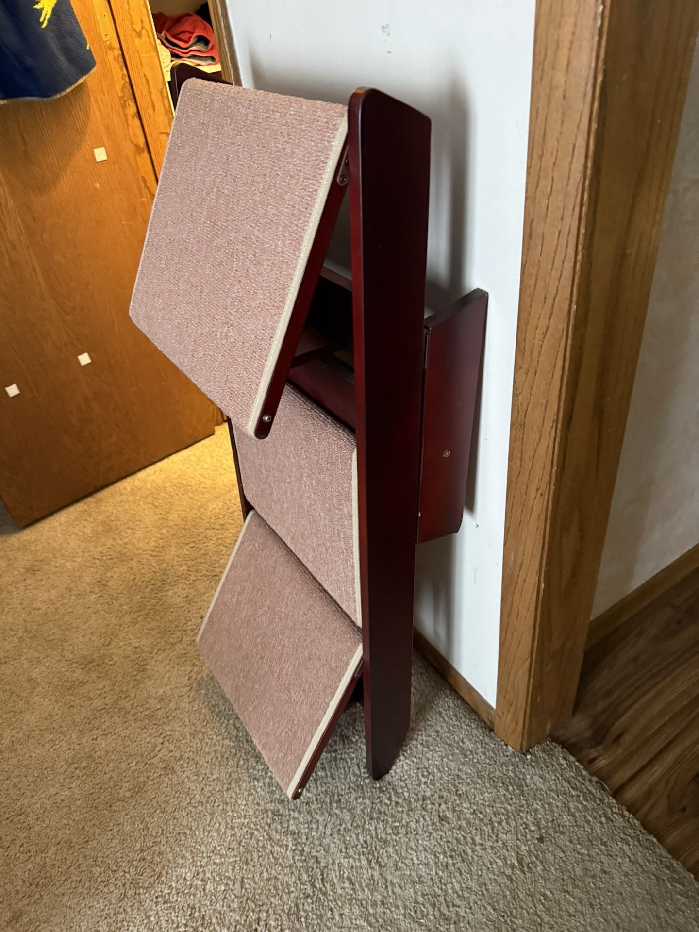 PAWLAND 2-in-1 Portable Folding Pet Stairs