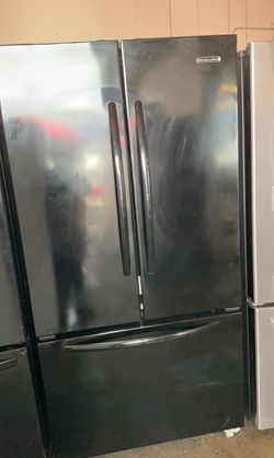 Kitchen Aid French Door Black Refrigerator
