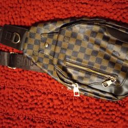Brown Louis Vuitton Paris Man Bag