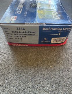 GRABBER STEEL FRAMING SCREWS
