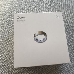 Oura Ring 4 Gold Size 8 