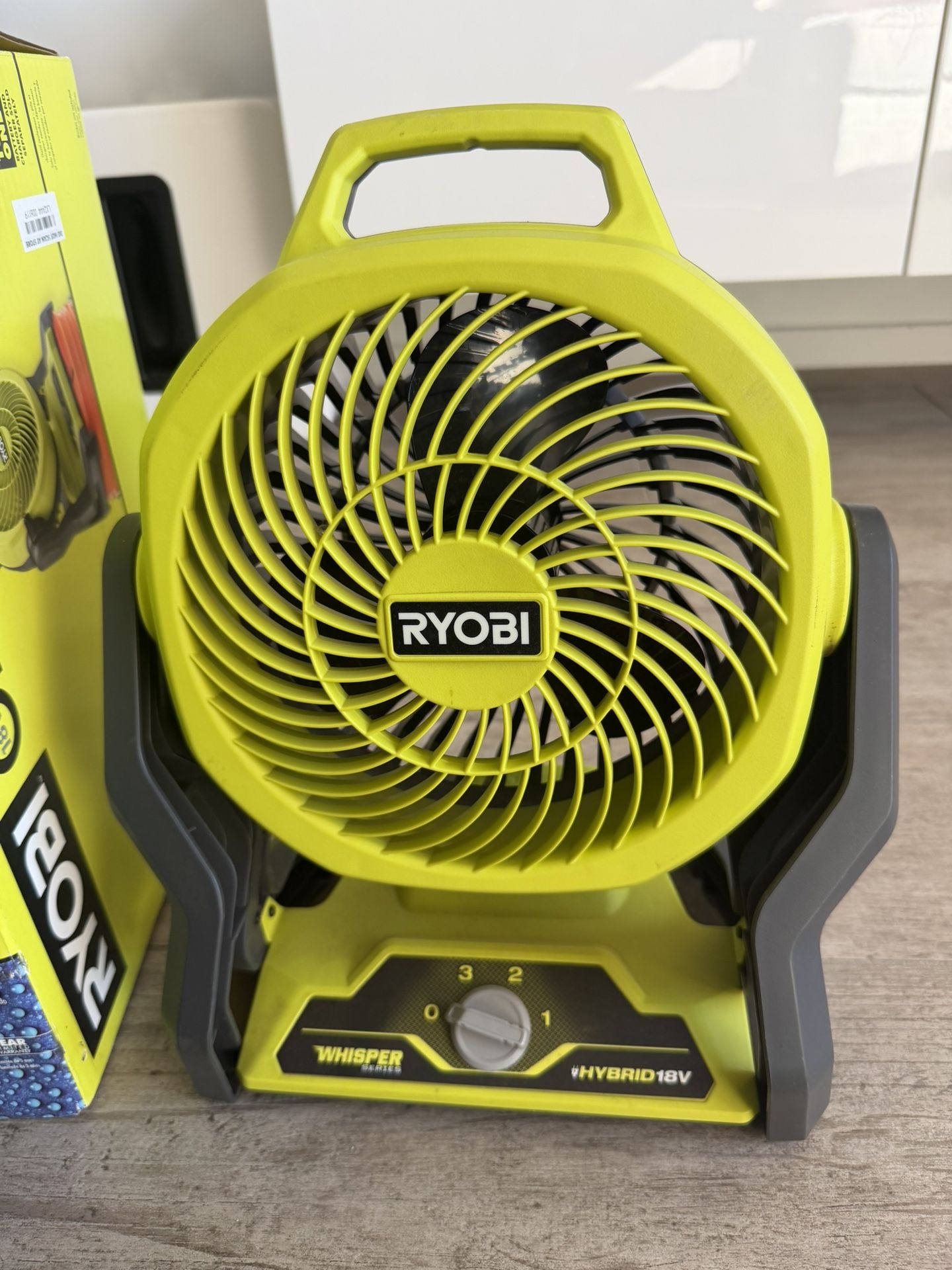 Ryobi Cordless Fan and Misting Fan with Accessories