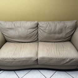 Natuzzi Couch, Chair And Ottoman 