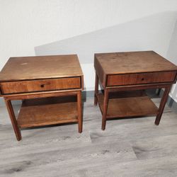 Jack Cartwright for Founders Mid Century Walnut Nightstand